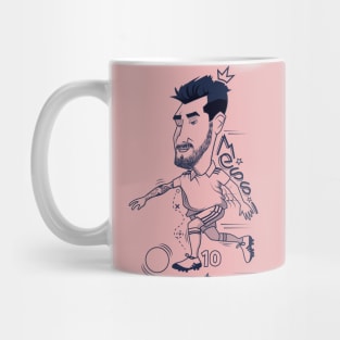 Messi playing soccer Mug